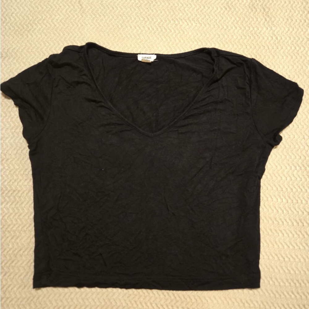 Black Crop Top